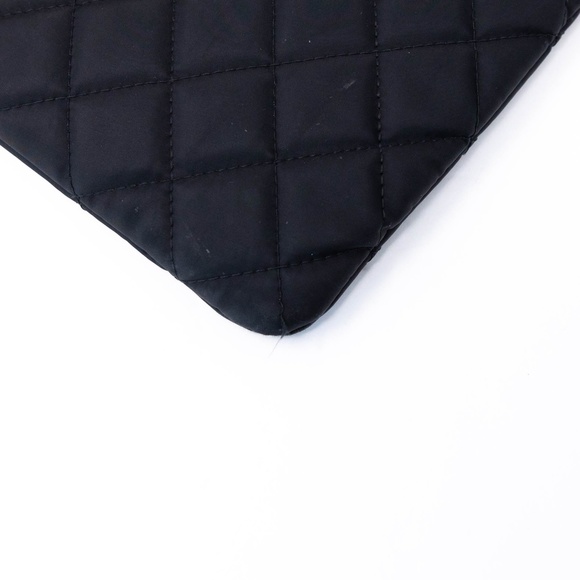 Chanel Nylon Pouch Bag Black SHW - Picture 7 of 11